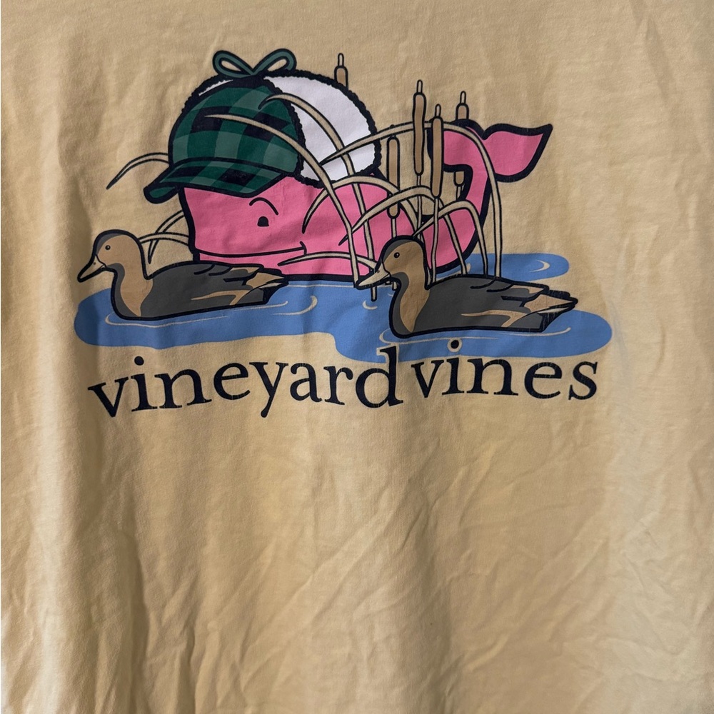 Vineyard Vines Pink Whale Tee with Ducks